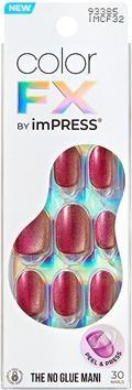 KISS Self-Adhesive Nails Impress Color Fx Walk Out - 30 Pieces