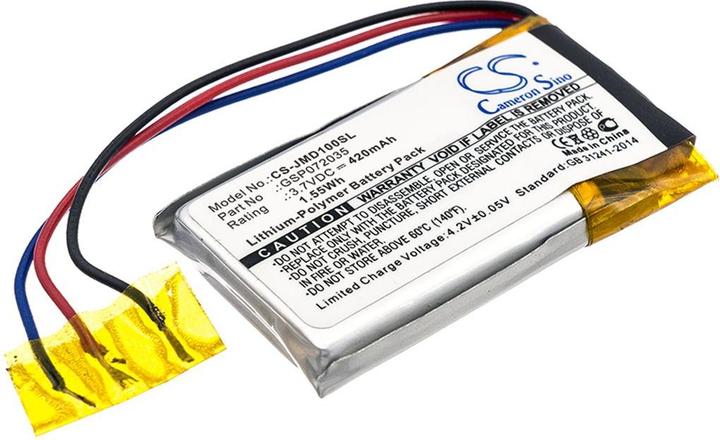 Actual product image CS Cameron Sino Battery for Jbl GO FF etc