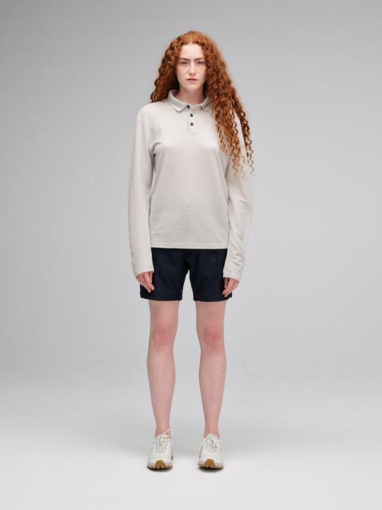 Actual product image Mover Plastic Free Sportswear Long Sleeve Merino Polo (M)