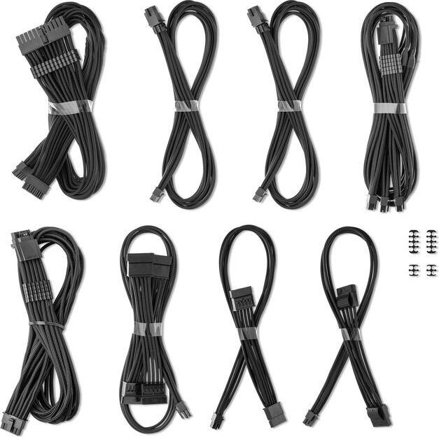 Image du produit CableMod C-Series Pro ModMesh Sleeved 12V-2x6 12VHPWR Dual StealthSense Cable Kit for Corsair RMi, R