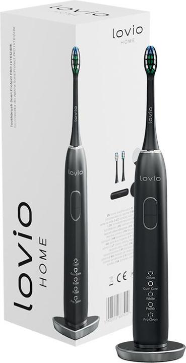 Immagine prodotto Lovio LVTB124BK SonicProtect PRO Nero (Spazzolino sonico)