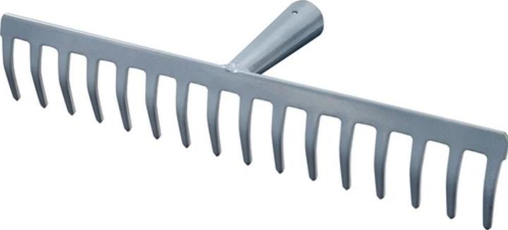 Produktbild HP Autozubehör Strassenrechen Arbeitsbreite 395 mm Zinkenlänge 55 mm, 16 Zinken mit konischer Dülle, ohne Stiel