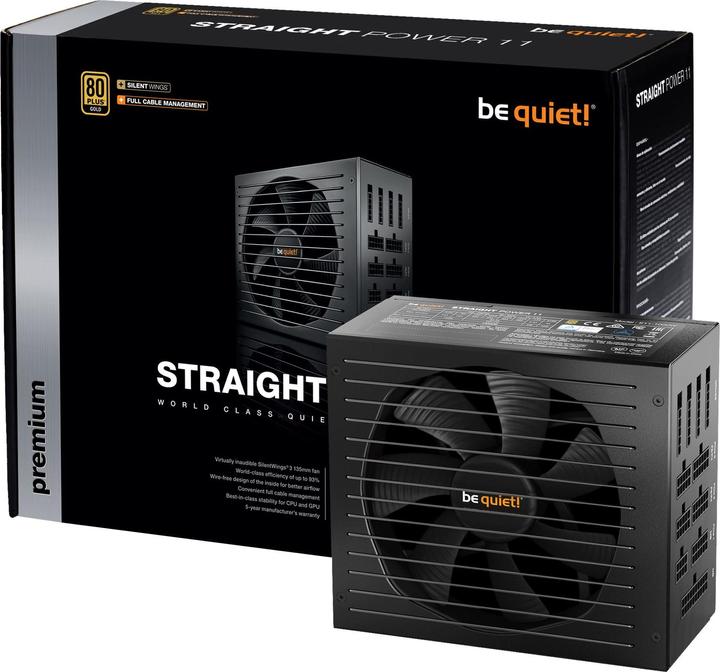 Actual product image be quiet! Straight Power 11 Gold (750 W)