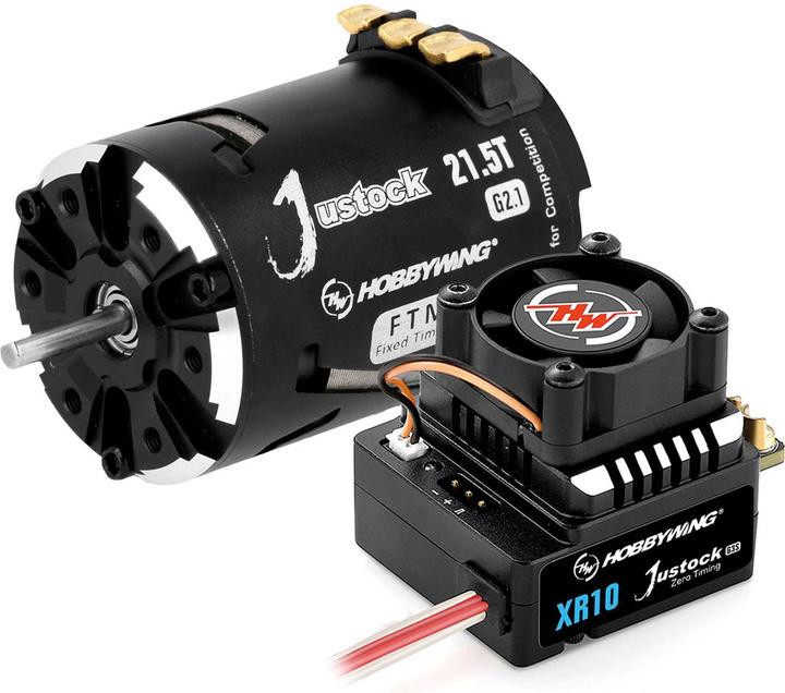 Hobbywing Xerun Justock Combo G3S avec 21.5 Turn 2050kV pour Crawler 1:10, F1