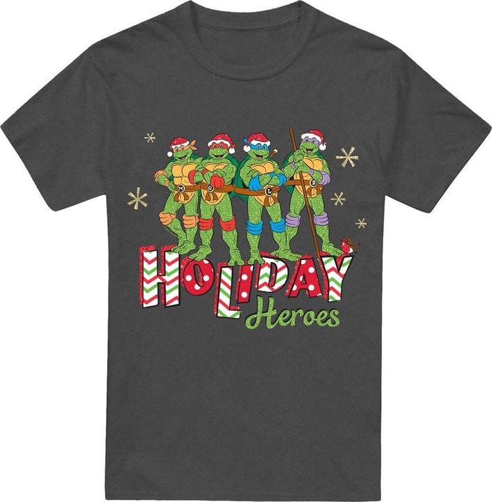 Produktbild Teenage Mutant NT Holiday Heroes TShirt weihnachtliches Design (L)