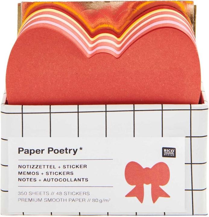 Actual product image Rico Design Notepad loop.302084 (9 x 9 cm)