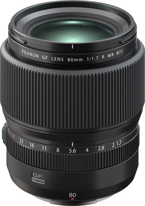 Fujifilm FUJINON GF 80mm f/1.7 R WR (Fujifilm Fujinon GF, Format moyen)