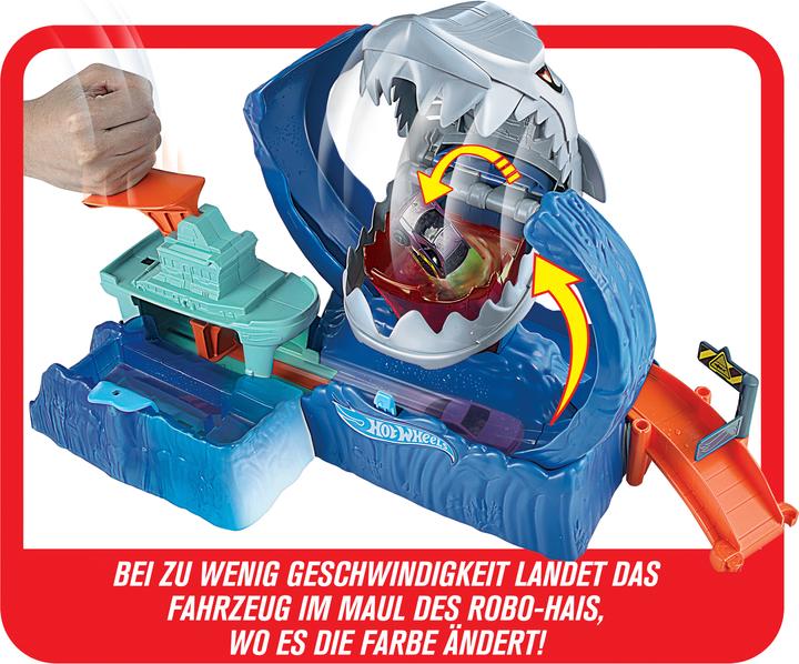 Actual product image Hot Wheels Robo Shark Frenzy Play Set