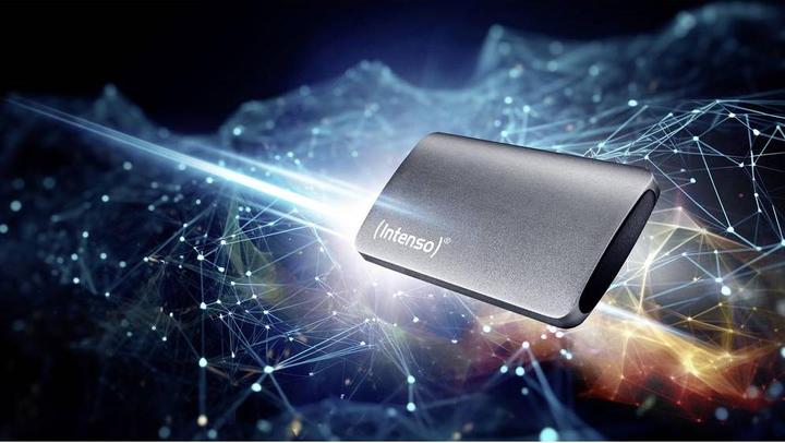 Actual product image Intenso SSD 1.0TB TX800 1.8" USB 3.2 Gen1 Anthracite (1 TB)