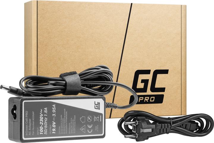 Image du produit GreenCell PRO Laptop Charger for Toshiba Satellite HP Pavilion Compaq Acer - 19V - 3.95A - 75W (75 W)