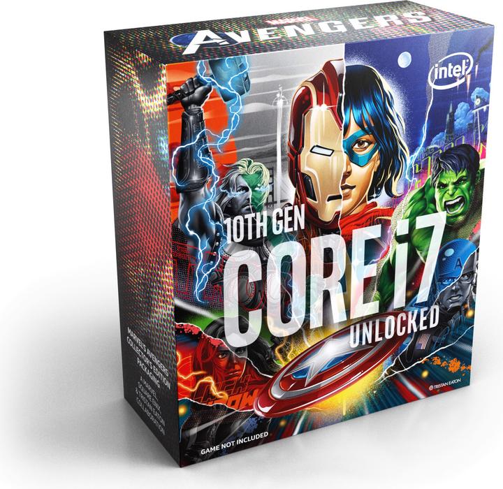 Actual product image Intel Core i7-10700K-Avengers Edition (LGA 1200, 3.80 GHz, 8 -Core)