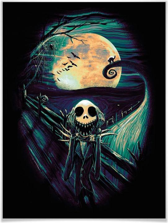 Image du produit Trenddeko The Scream Before Christmas (Le cri avant Noël) (50 x 60 cm)