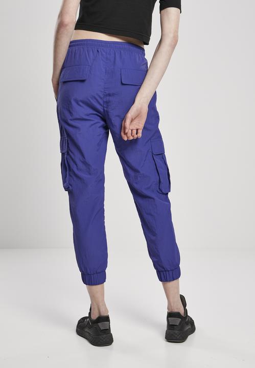 Image du produit Urban Classics Ladies High Waist Crinkle Nylon Cargo Pants (XS)