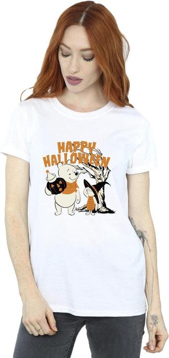 Immagine prodotto Disney Winnie The Pooh And Piglet Happy Halloween Maglietta Ampia Donna (XL)