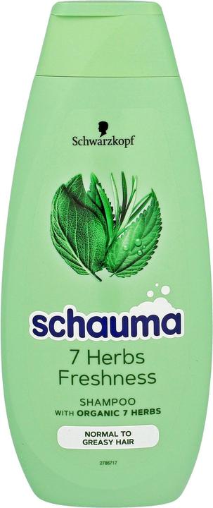 Schwarzkopf Schauma - 7 Herbs Shampoo Herbal Hair Shampoo 400Ml (400 ml, Flüssiges Shampoo)