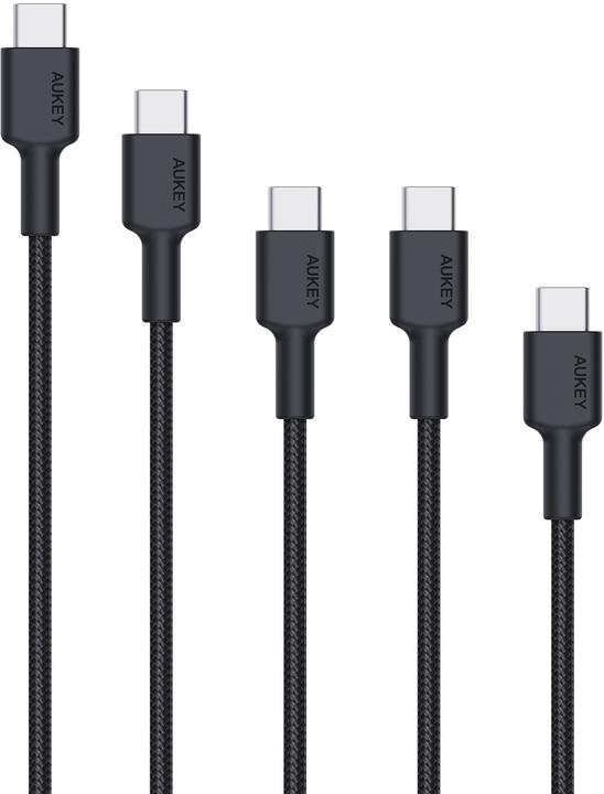 Aukey Cavo da USB-C a C 5er Pack (0.50 m, USB 2.0, 60 W)