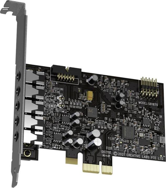 Image du produit Creative Sound blaster audigy fx v2 Intégré 5.1 canaux PCI-E (Mini PCI Express)