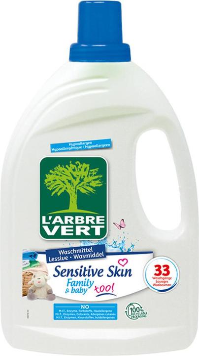 Actual product image L'arbre vert Sensitive skin (30 Washing cycles, Liquid)