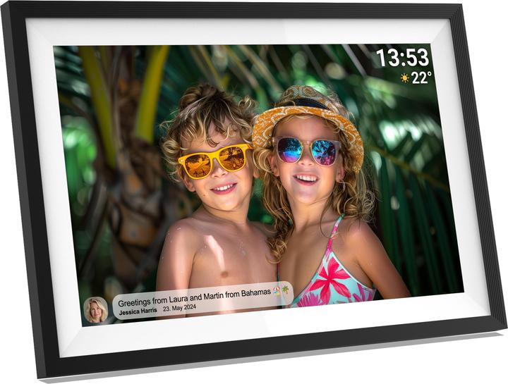Actual product image Denver FRAMEO PFF-1016 - Black/White (10.10", 1280 x 800 pixels)
