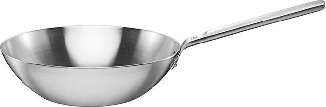Produktbild Fiskars Norden Steel Wok, 28cm, unbeschichtet (28 cm, Wok Pfanne, Edelstahl)