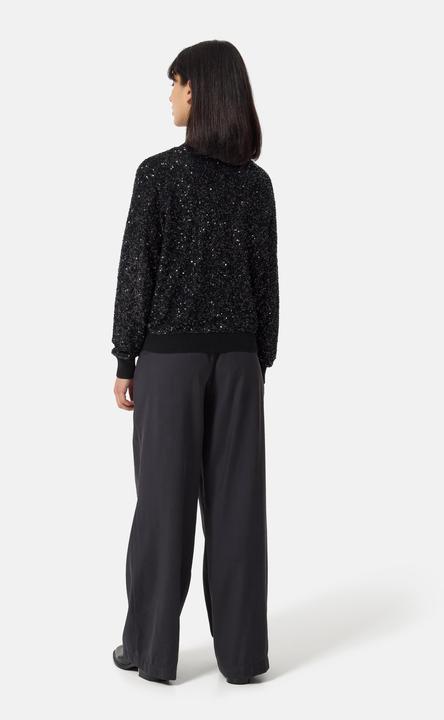 Immagine prodotto Cash-Mere Kaschmir Rundhals Pullover mit Pailletten (XS)