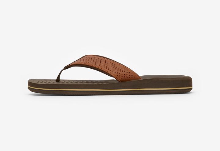 Actual product image Olaian Zehensandalen Herren 550 Simi braun (45)