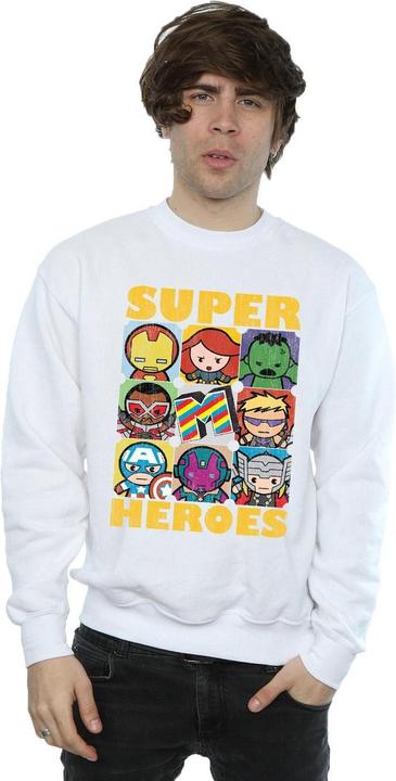 Immagine prodotto Kawaii Super Heroes Felpa Uomo (L)