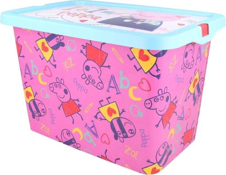 Tinisu Peppa Pig Aufbewahrungsbox Store Box - 7 Liter Peppa Wutz