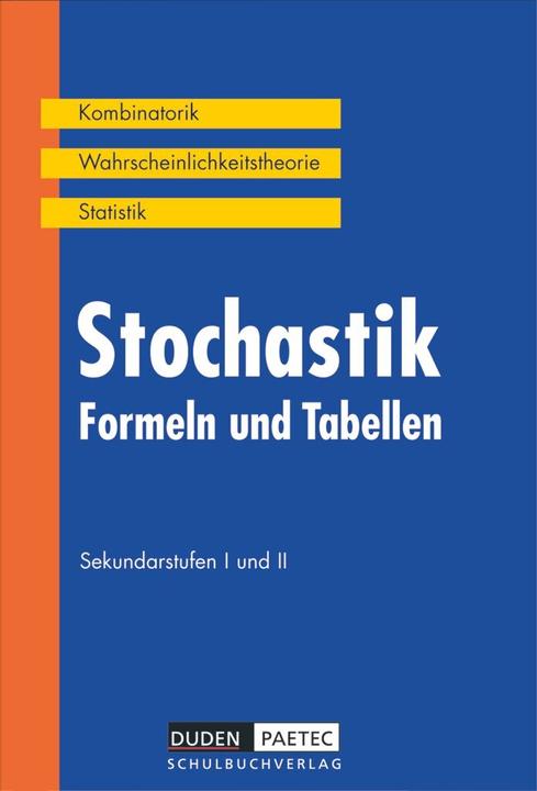 Etichetta energetica Stochastik Formeln und Tabellen (Tedesco, Heidemarie von Lojewski, Karlheinz Weber, Irmhild Kantel, 2001)