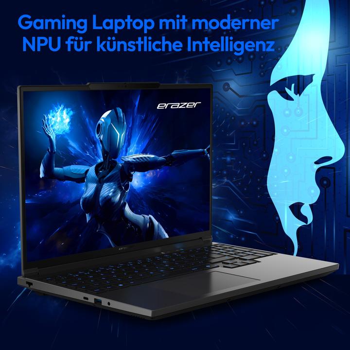Immagine prodotto Medion ERAZER Major 16 X1 High-End Gaming Laptop (15.98", Intel Core Ultra 7 255HX, 32 GB, 2000 GB, Tastierino numerico)