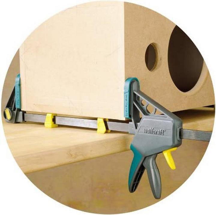 Actual product image wolfcraft wolfcraft 1 EHZ - Einhandzwinge PRO 100/915mm (915 mm)