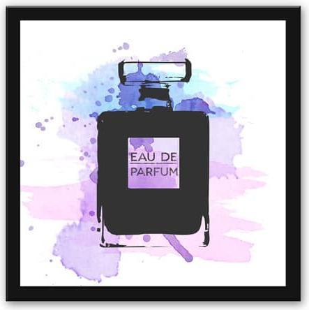 Produktbild Trenddeko Eau de Parfum Aquarell - Grau (50 x 50 cm)
