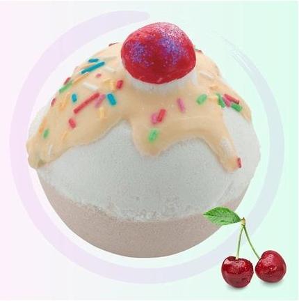 Actual product image Bomb Cosmetics Cherry Bathewell Bathaster Effervescent Bath Ball 160G (Bath bombs)