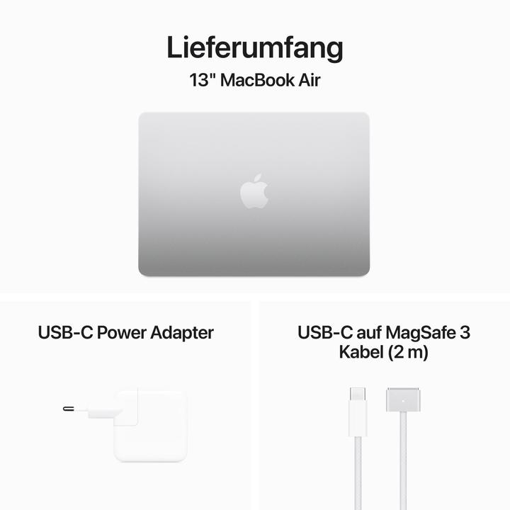Produktbild Apple MacBook Air – 2024 (13.60", M3, 8 GB, 256 GB, DE)