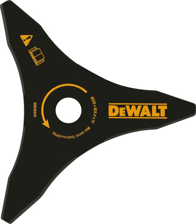 Immagine prodotto DeWalt Ø 25cm Dickichtmesser für DCM571 Akku Motorsense 3Flügel (Pioniere delle erbacce, Lame per tosaerba + lame di ricambio per macchine da giardino)