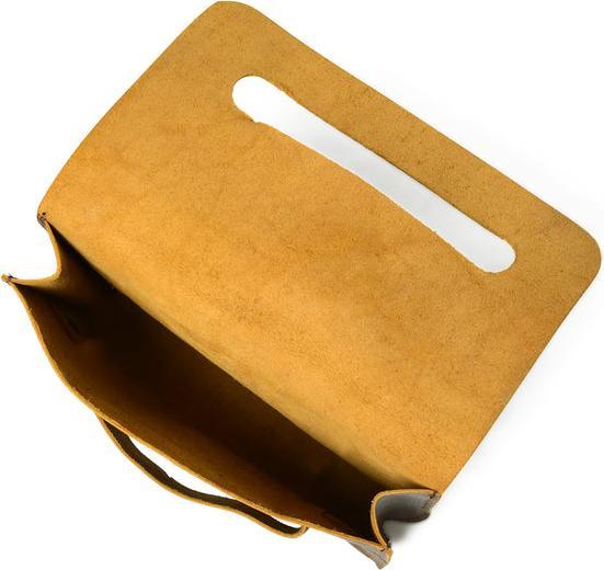 Actual product image Only-Bags.Store Chic leather clutch in cocoa