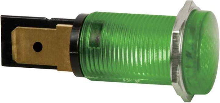 Velleman KONTROLL-LAMPE - RUND - GRÜN - 12 V - 14 mm