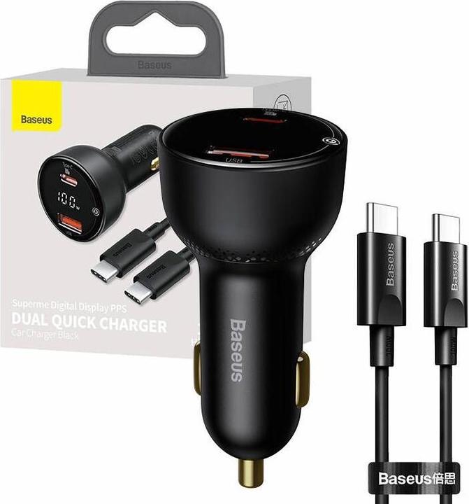 Actual product image Baseus Dual Quick Charger
