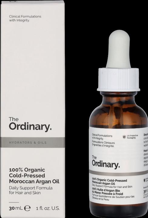 Image du produit The Ordinary Cloud.Sales Cosmetics Original 100% Huile d'Argan du Maroc pressée à froid 30ml (Huile pour le corps, 30 ml)
