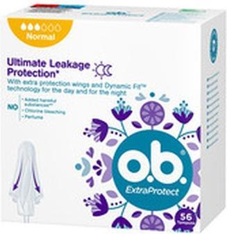 o.b. ExtraProtect Normal tampons - Variant: 56 ks (56 x, Normal)