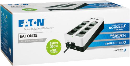 Produktbild Eaton 3S 550 DIN (550 VA, 330 W, Standby USV)