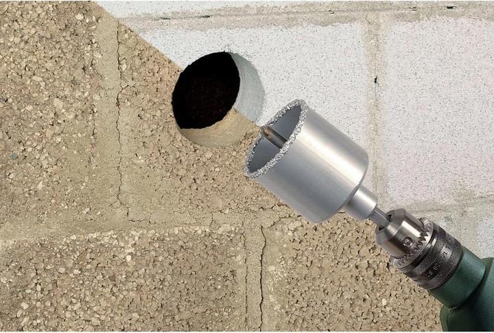 Produktbild wolfcraft wolfcraft 1 Bohrkrone HM m. Schaft u.Bohrer ø103mm (103 Millimeter)