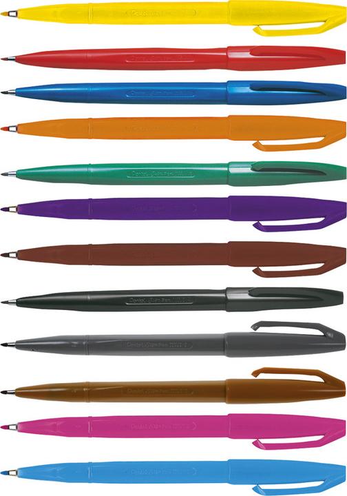 Image du produit Pentel Stylo en fibre Stylo de signalisation (Jaune, 1.10 x)