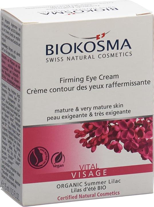 Image du produit Biokosma VITAL VISAGE - Crème raffermissante pour les yeux (Crème, 15 ml, Journée)