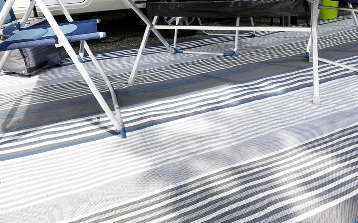 Actual product image Brunner Tent carpet Kinetic 400 grey, 7 x 2.5 m