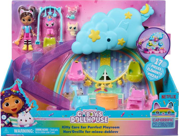 Actual product image Gabby's Dollhouse Kitty Care Playset (42834)