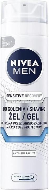 Actual product image NIVEA Men Sensitive Recovery regenerujący żel do golenia 200ml (200 ml, Shaving gel)