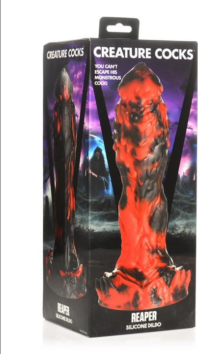 Actual product image Creature Cocks Grim Reaper - Silicone Dildo/Black