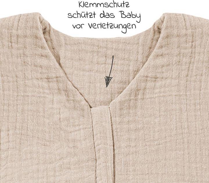 Produktbild Julius Zöllner Schlafsäcke Sommerschlafsack Musselin - Sand - (0.5 TOG, Sommer)