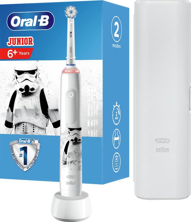 Actual product image Oral-B Junior Electric Toothbrush Star Wars + Travel case (Oscillating toothbrush)